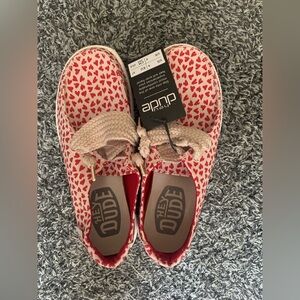 Heart Hey Dude Shoes